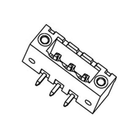 Molex 5.0Mm Euro Header Ra Me Grn 3Ckt 395265003
